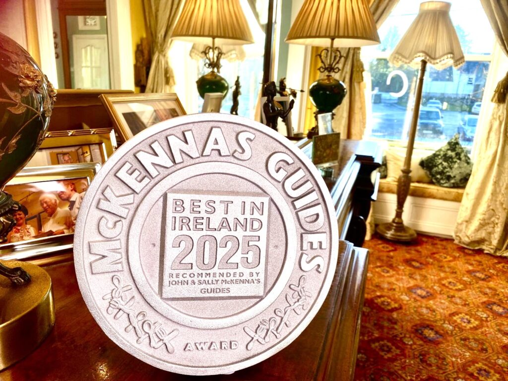 McKenna's Guides Best in Ireland Recommended 2024 | Award Winning 4 Star Guesthouse, Magherafelt